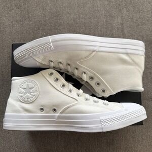 Converse Chuck Taylor Malden Street Mid Vintage White A08768F Shoes Mens Size 12